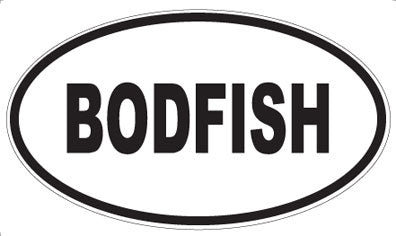 BODFISH - Oval Magnet