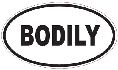 BODILY - Oval Sticker