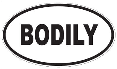 BODILY - Oval Magnet