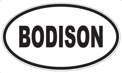 BODISON - Oval Magnet