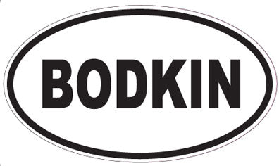 BODKIN - Oval Sticker