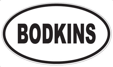 BODKINS - Oval Magnet