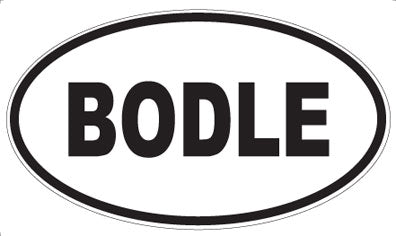 BODLE - Oval Magnet