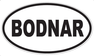 BODNAR - Oval Magnet