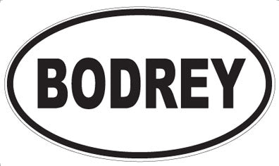 BODREY - Oval Magnet