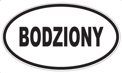 BODZIONY - Oval Magnet