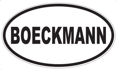 BOECKMANN - Oval Magnet