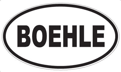 BOEHLE - Oval Magnet