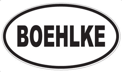 BOEHLKE - Oval Magnet
