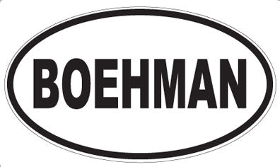 BOEHMAN - Oval Magnet