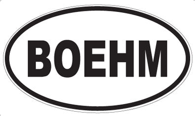 BOEHM - Oval Magnet