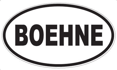 BOEHNE - Oval Magnet