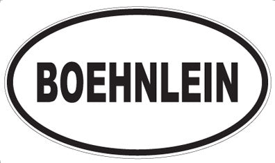 BOEHNLEIN - Oval Magnet