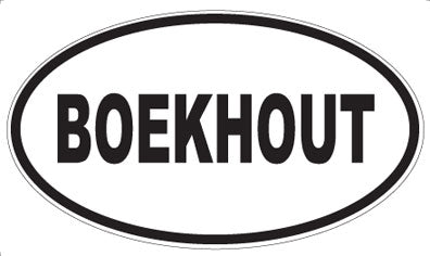 BOEKHOUT - Oval Magnet