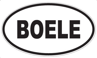 BOELE - Oval Magnet