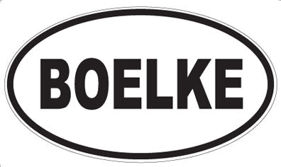 BOELKE - Oval Magnet