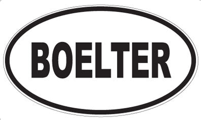 BOELTER - Oval Magnet