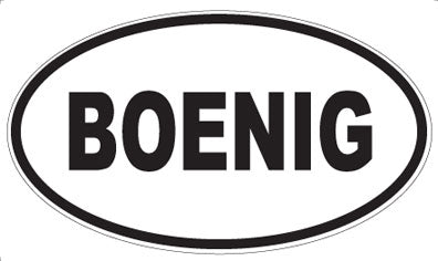 BOENIG - Oval Magnet