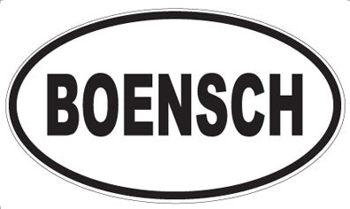 BOENSCH - Oval Magnet