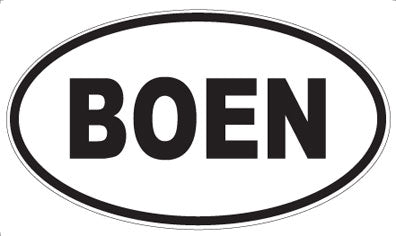 BOEN - Oval Magnet