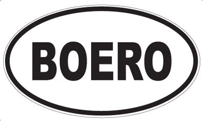 BOERO - Oval Magnet