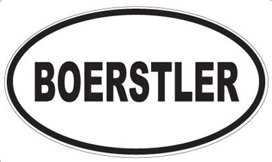 BOERSTLER - Oval Magnet