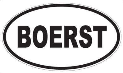 BOERST - Oval Magnet
