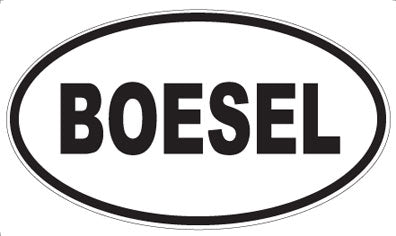 BOESEL - Oval Magnet