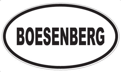 BOESENBERG - Oval Magnet