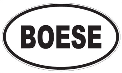 BOESE - Oval Magnet