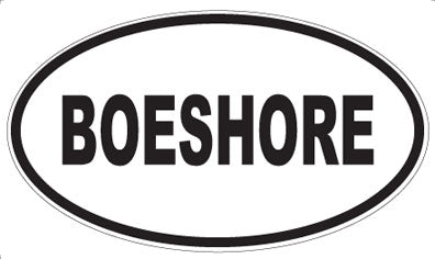 BOESHORE - Oval Magnet