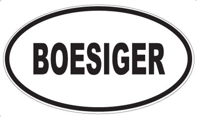 BOESIGER - Oval Magnet