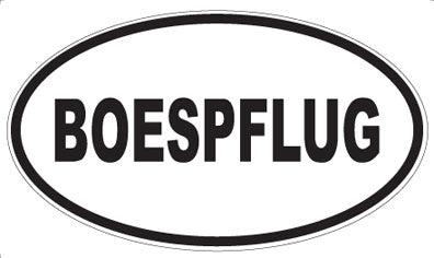 BOESPFLUG - Oval Magnet