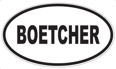 BOETCHER - Oval Magnet