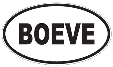 BOEVE - Oval Magnet