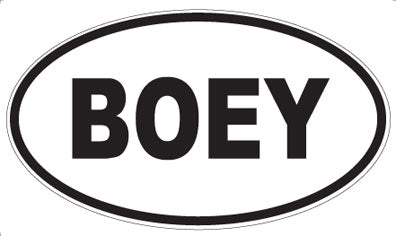 BOEY - Oval Magnet