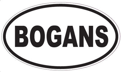 BOGANS - Oval Sticker
