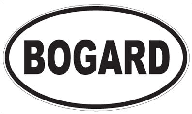 BOGARD - Oval Magnet