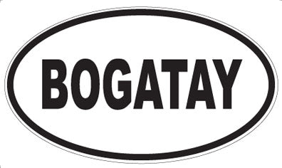 BOGATAY - Oval Magnet