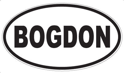 BOGDON - Oval Magnet