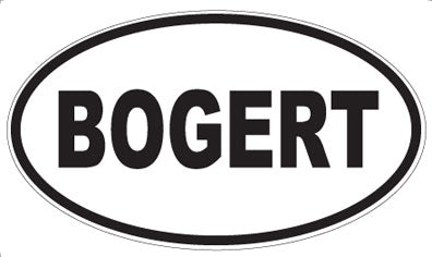 BOGERT - Oval Magnet