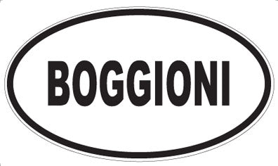 BOGGIONI - Oval Magnet