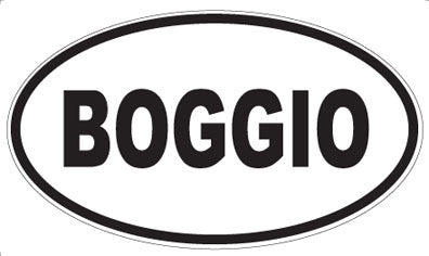 BOGGIO - Oval Magnet