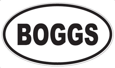 BOGGS - Oval Magnet