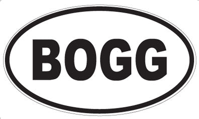 BOGG - Oval Magnet