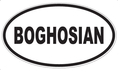 BOGHOSIAN - Oval Magnet