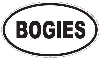 BOGIES - Oval Sticker