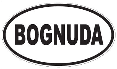 BOGNUDA - Oval Magnet