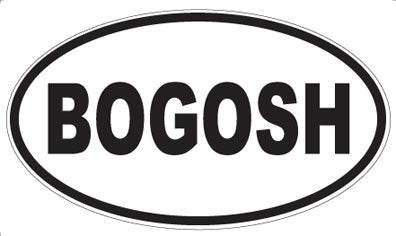 BOGOSH - Oval Magnet