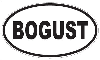 BOGUST - Oval Magnet